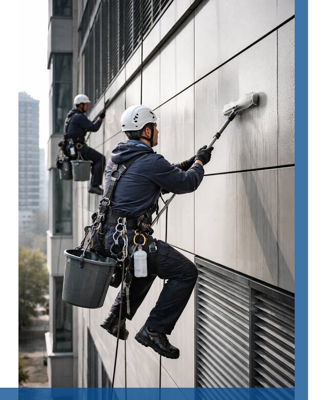 Мойка вентилируемого фасада в Нурлате от 261 р. | ВЫСОТНИК-Нрт