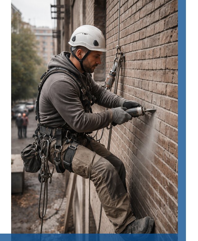 Расшивка кирпичных швов в Нурлате от 626 р. | ВЫСОТНИК-Нрт