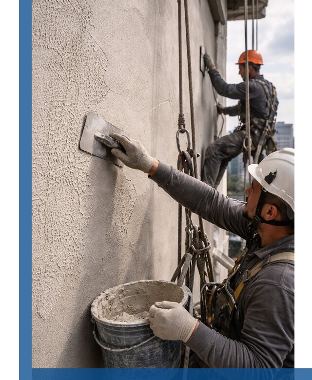 Декоративная штукатурка фасада с утеплением и защитой в Нурлате