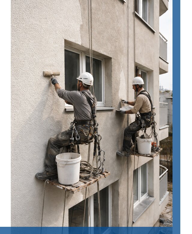 Нанесение короеда на фасад в Нурлате от 469 р. | ВЫСОТНИК-Нрт