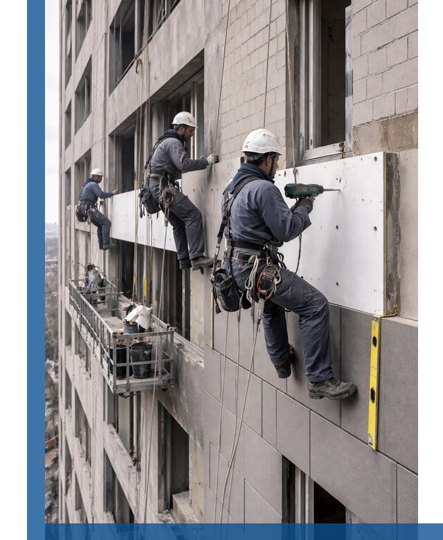 Монтаж фасадных термопанелей высокого качества в Нурлате