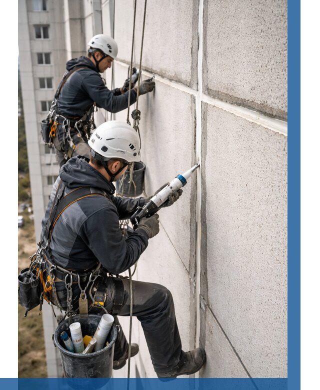 Герметизация межпанельных швов в Нурлате от 730 р. | ВЫСОТНИК-Нрт