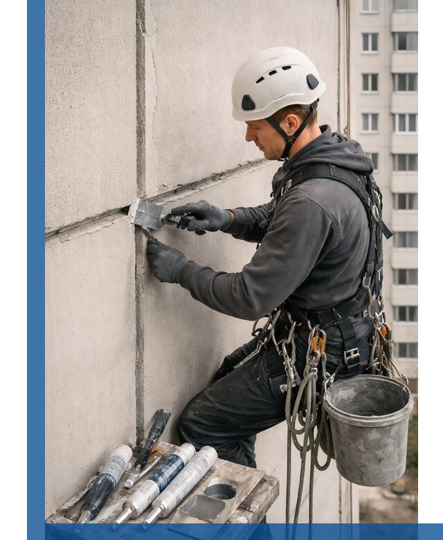 Ремонт межпанельных швов в Нурлате герметизация и восстановление