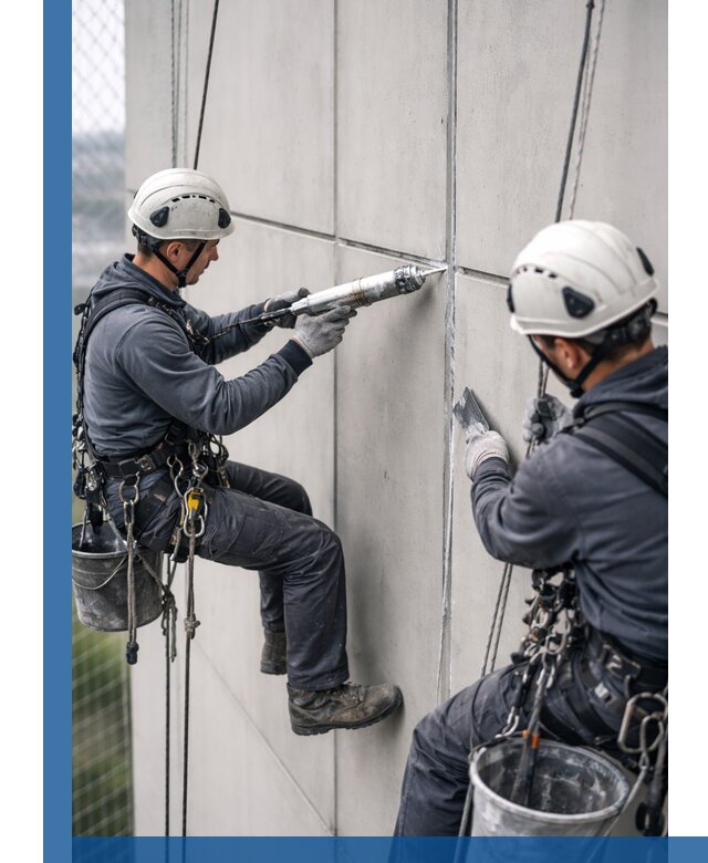 Первичная герметизация швов фасадов и кровель в Нурлате