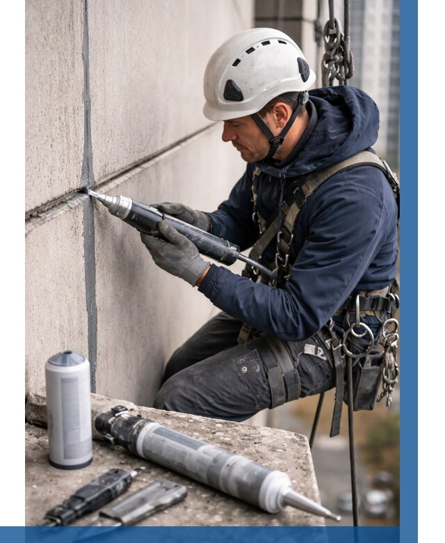 Вторичная герметизация швов в Нурлате от 469 р. | ВЫСОТНИК-Нрт