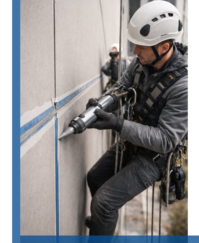 Герметизация стыков фасадных панелей в Нурлате качественно и быстро