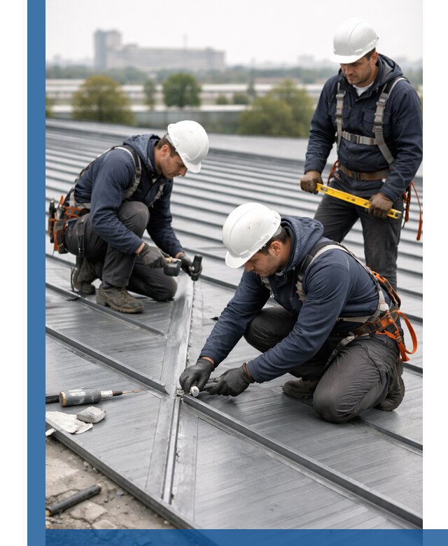 Ремонт фальцевой кровли в Нурлате срочно и качественно