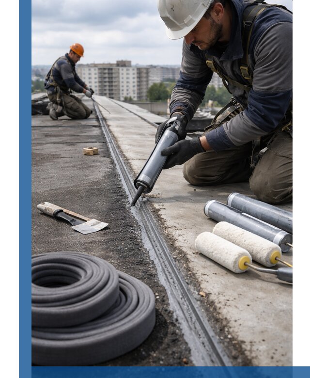 Герметизация швов кровли в Нурлате с гарантией герметичности