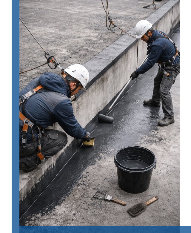 Гидроизоляция кровли жидкой резиной профессионально в Нурлате