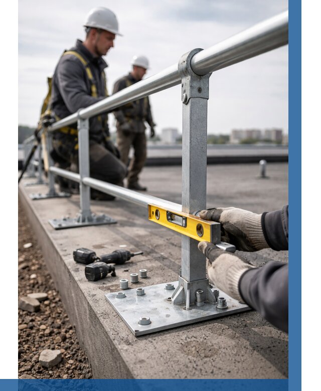 Монтаж кровельного ограждения в Нурлате от 1251 р. | ВЫСОТНИК-Нрт