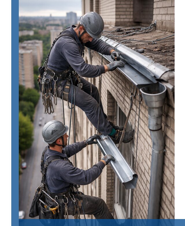 Ремонт водосточных желобов в Нурлате, быстро и качественно