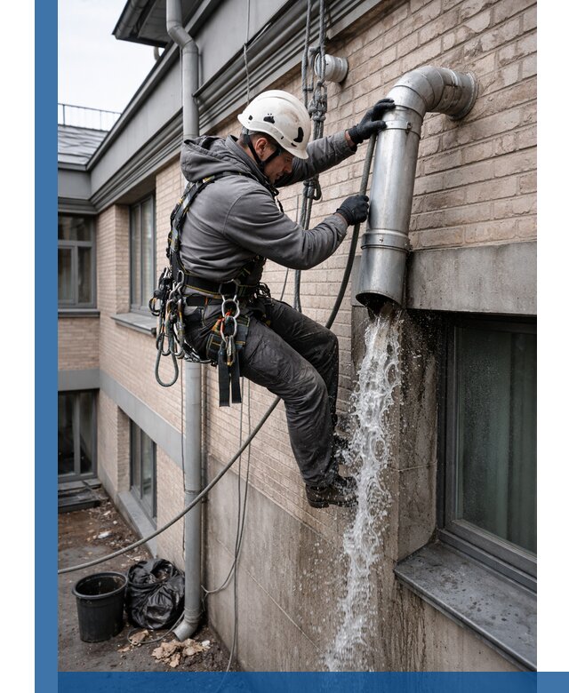 Профессиональная прочистка водосточных труб в Нурлате с гарантией