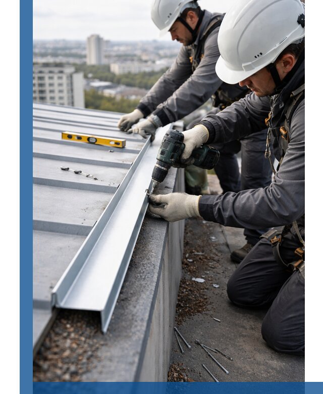 Монтаж капельника на кровле в Нурлате с гарантией качества