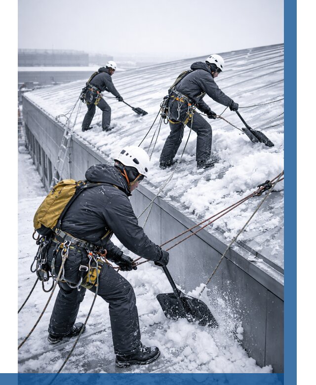 Очистка навесов от снега в Нурлате от 4692 р. | ВЫСОТНИК-Нрт