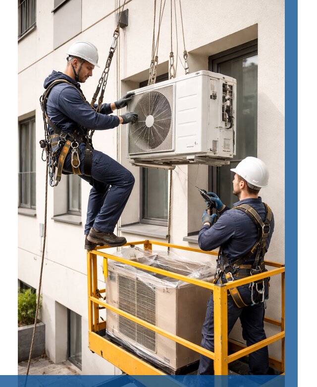 Демонтаж внешнего блока кондиционера в Нурлате от 3649 р. | ВЫСОТНИК-Нрт