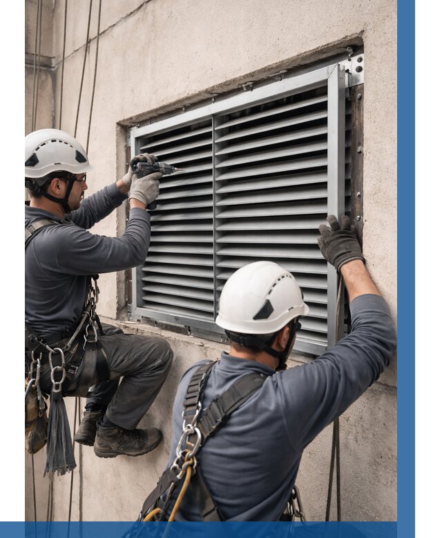 Монтаж вентиляционных решеток в Нурлате от 4692 р. | ВЫСОТНИК-Нрт