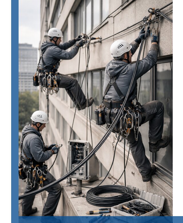 Прокладка оптоволоконного кабеля в Нурлате под ключ с тестированием