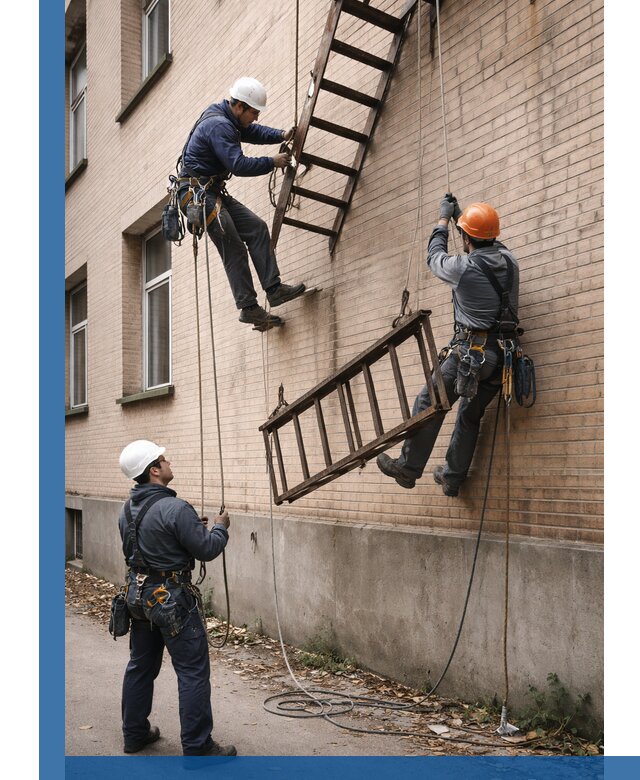 Демонтаж пожарной лестницы в Нурлате быстро и безопасно