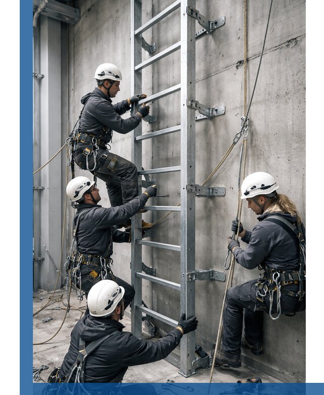 Монтаж металлических лестниц в Нурлате под ключ со гарантией