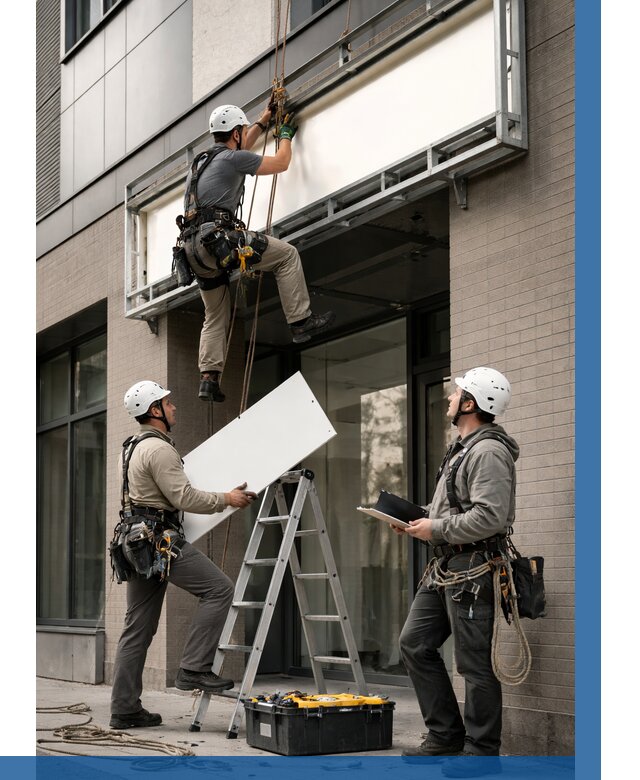 Монтаж светового короба в Нурлате от 6778 р. | ВЫСОТНИК-Нрт