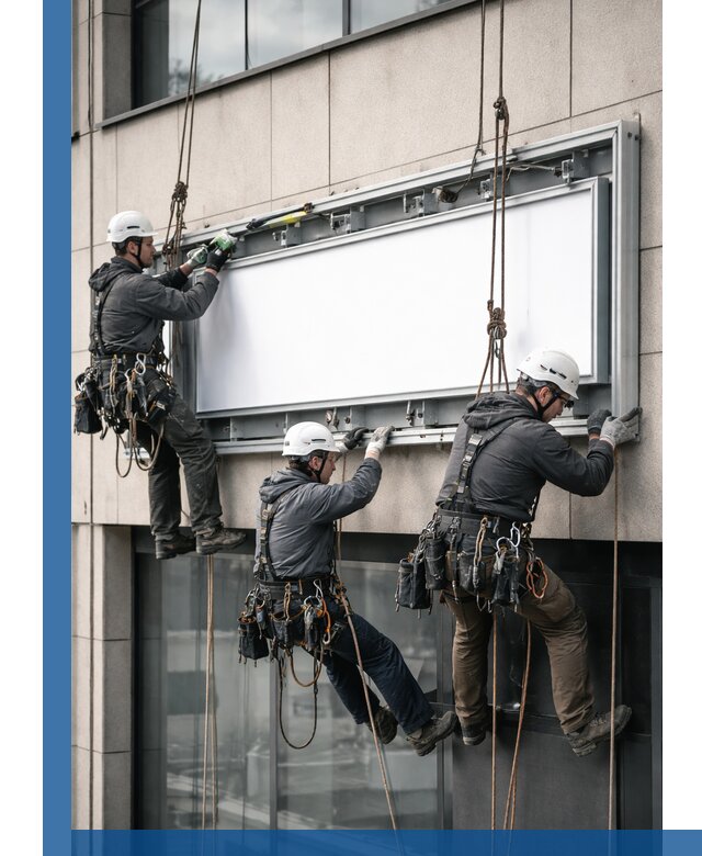 Профессиональный монтаж светового короба под ключ в Нурлате