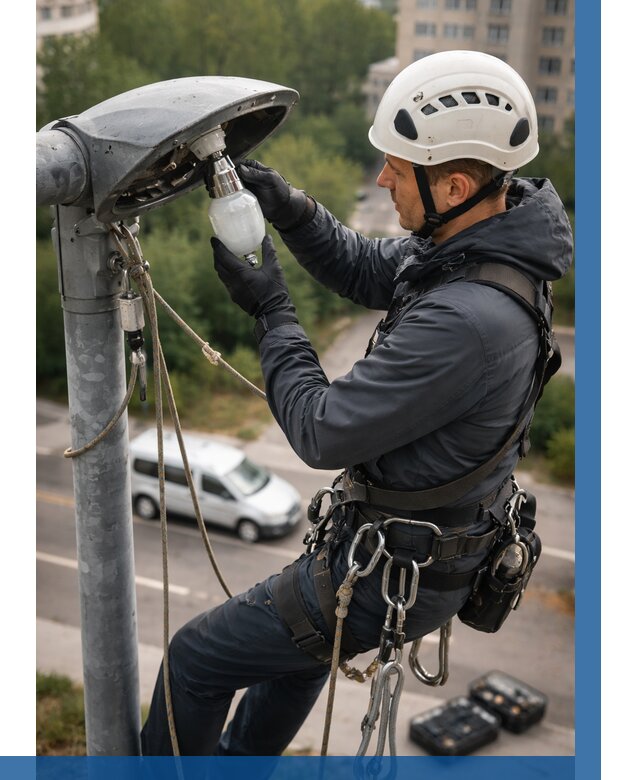 Замена ламп на высоте в Нурлате от 2607 р. | ВЫСОТНИК-Нрт