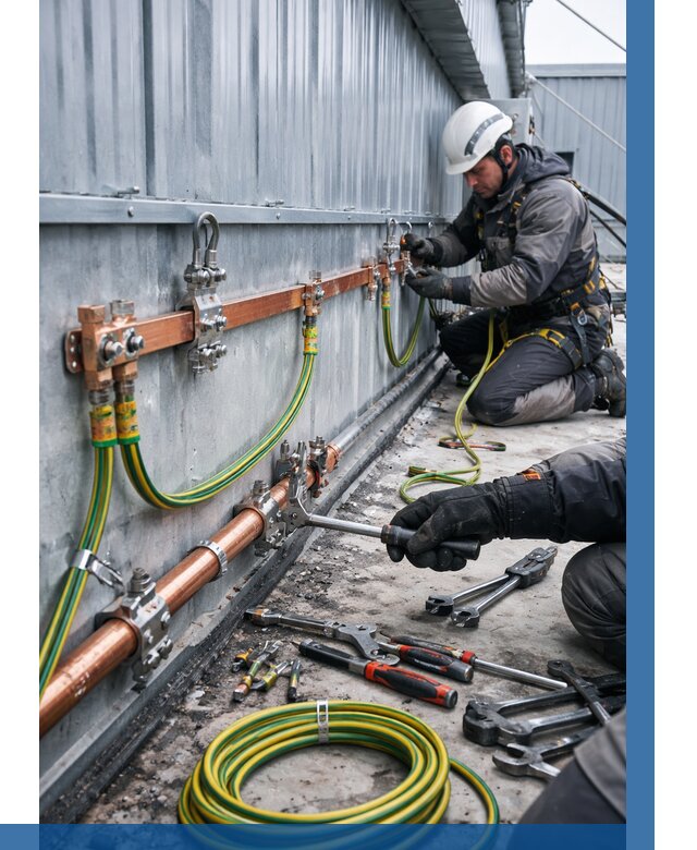 Монтаж заземления здания в Нурлате от 26068 р. | ВЫСОТНИК-Нрт