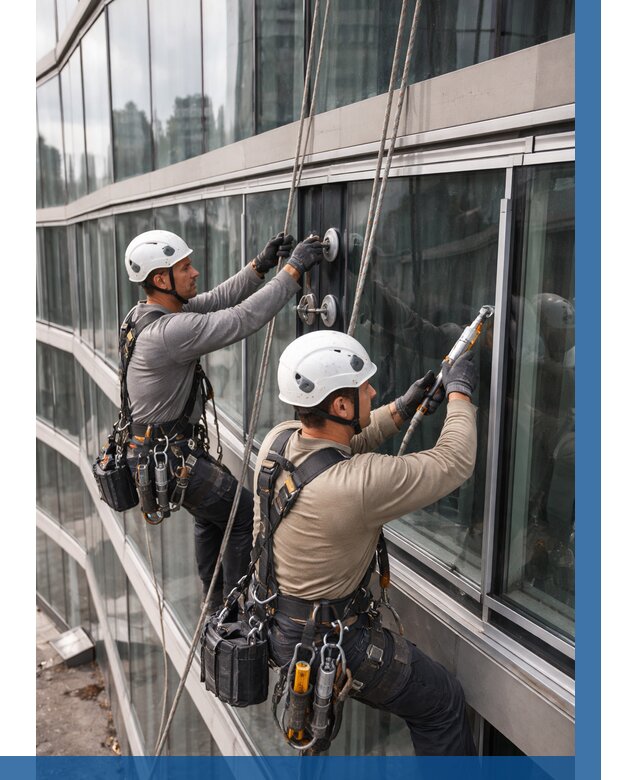 Радиусное остекление фасада в Нурлате от 12512 р. | ВЫСОТНИК-Нрт