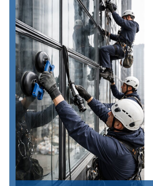 Радиусное остекление фасадов под ключ в Нурлате с гарантиями