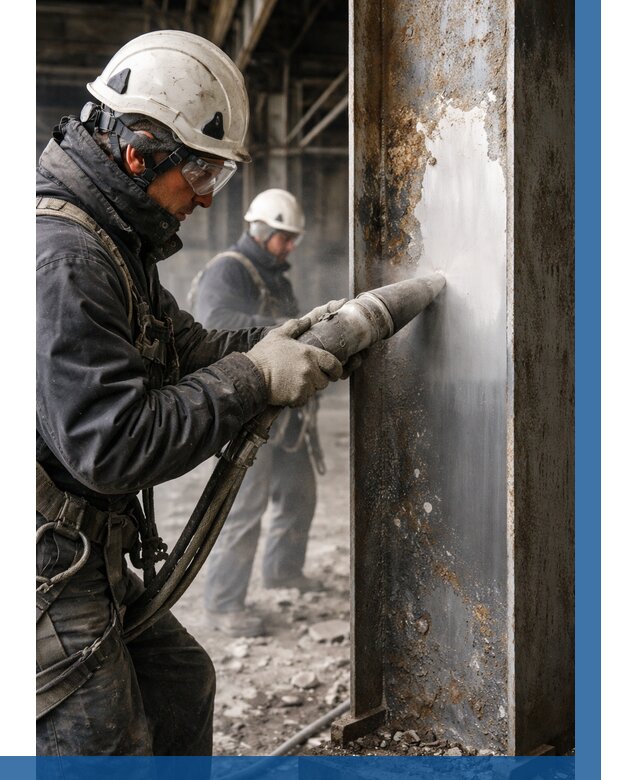 Удаление старой краски с металла в Нурлате от 469 р. | ВЫСОТНИК-Нрт