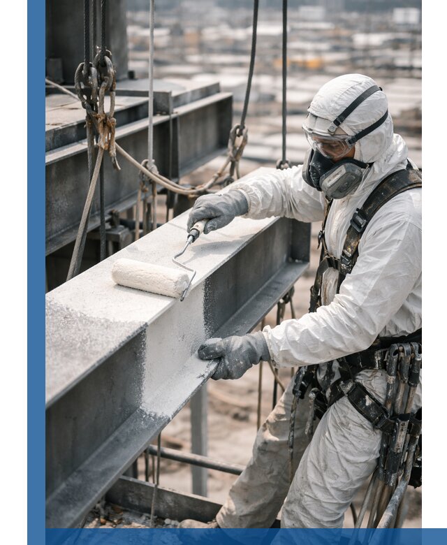 Профессиональная огнезащитная обработка металлоконструкций в Нурлате