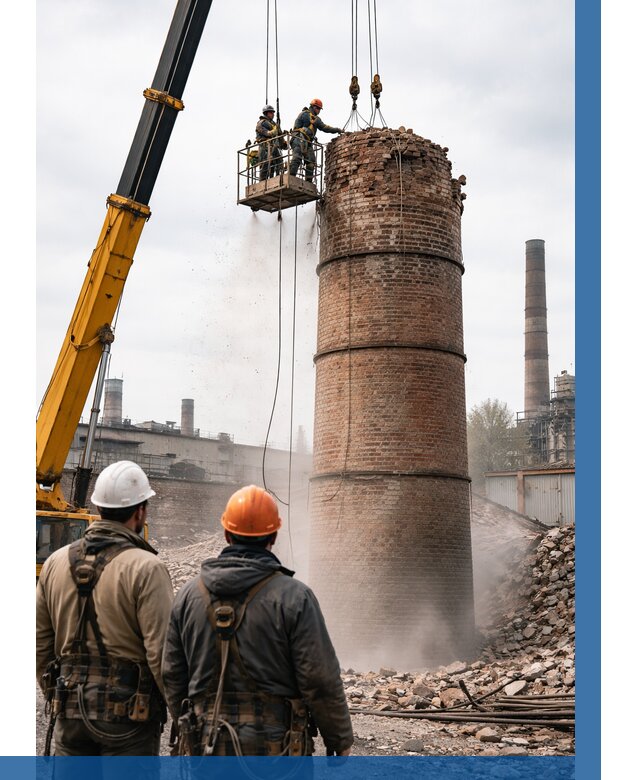 Демонтаж дымовой трубы в Нурлате от 93843 р. | ВЫСОТНИК-Нрт, смета