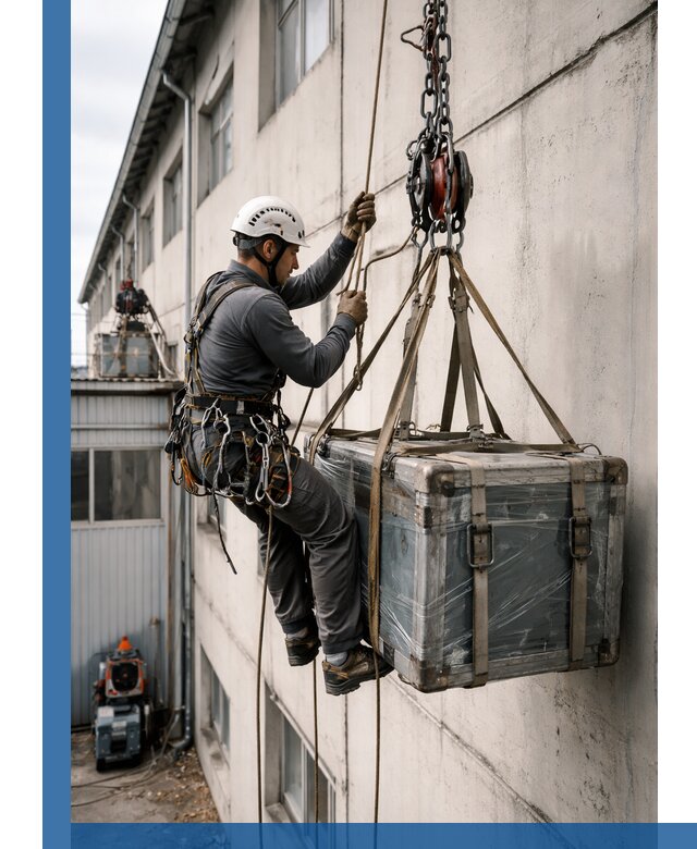 Подъем грузов на высоту в Нурлате для промышленных объектов