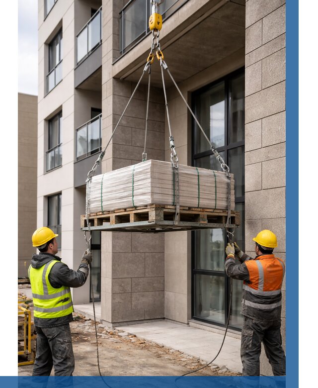 Подъем керамогранита на этаж в Нурлате от 3649 р. | ВЫСОТНИК-Нрт