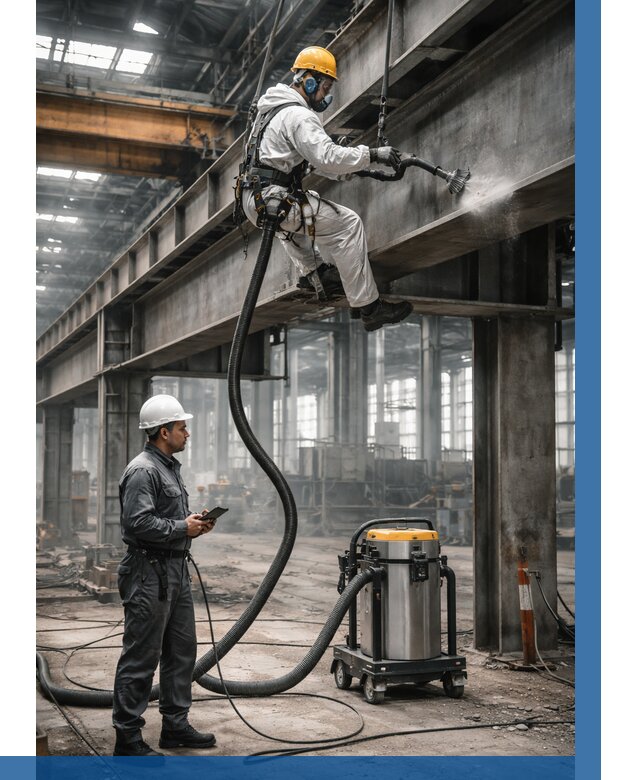 Обеспыливание конструкций в цехе в Нурлате от 4379 р. | ВЫСОТНИК-Нрт