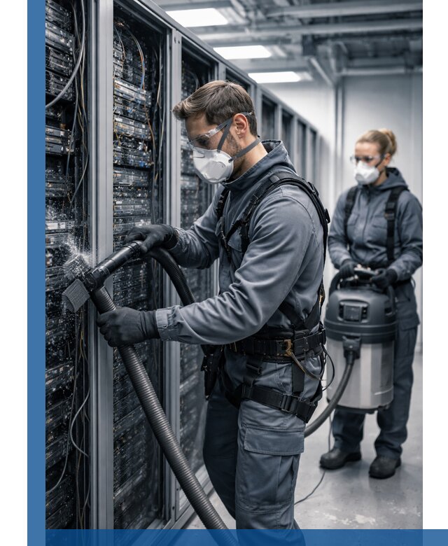 Обеспыливание серверной комнаты в Нурлате, профессиональная очистка