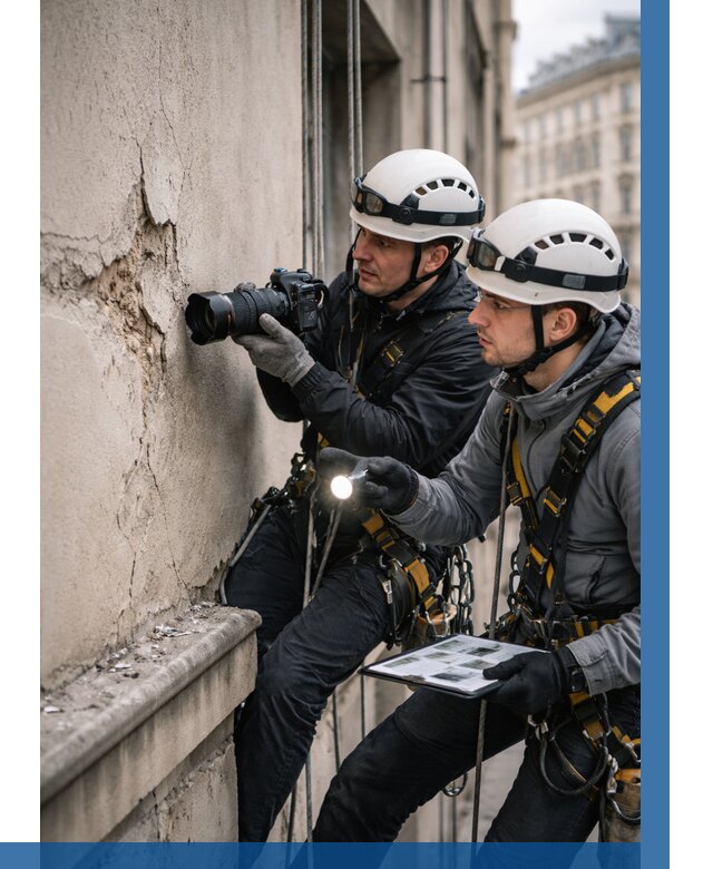 Фотофиксация дефектов фасада в Нурлате от 4692 р. | ВЫСОТНИК-Нрт