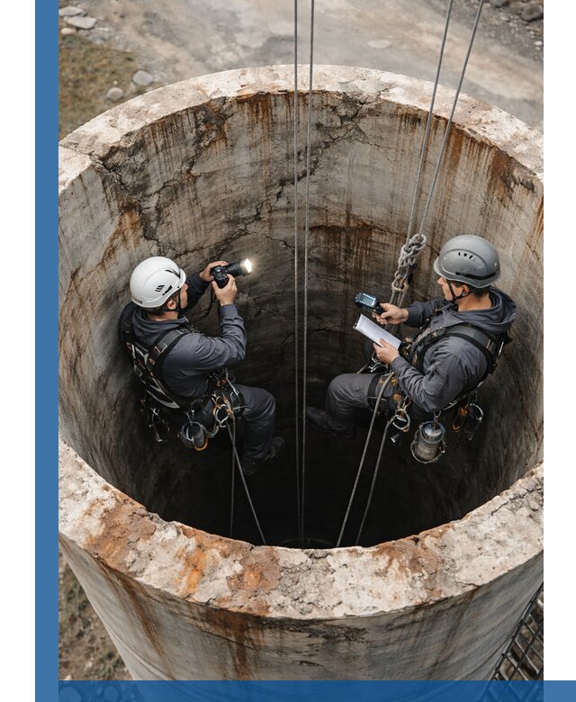 Обследование дымовой трубы: диагностика и оценка состояния в Нурлате